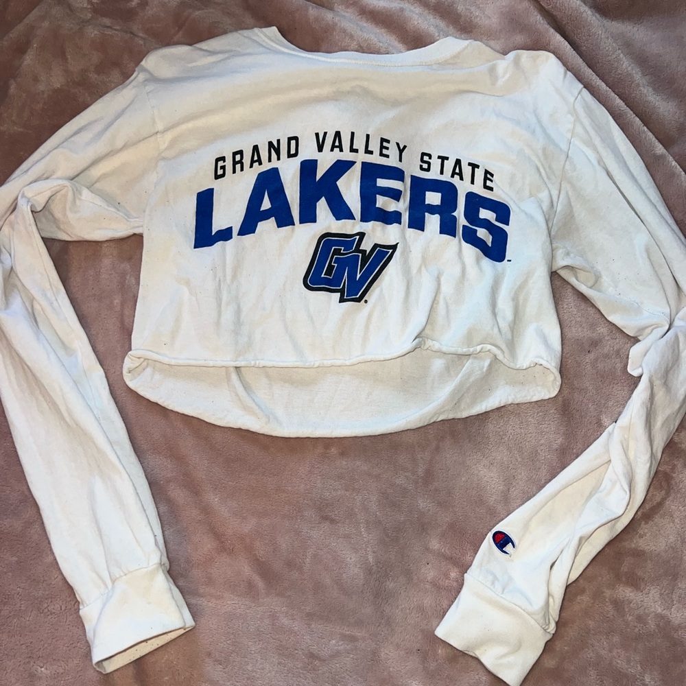 GVSU cropped long sleeve